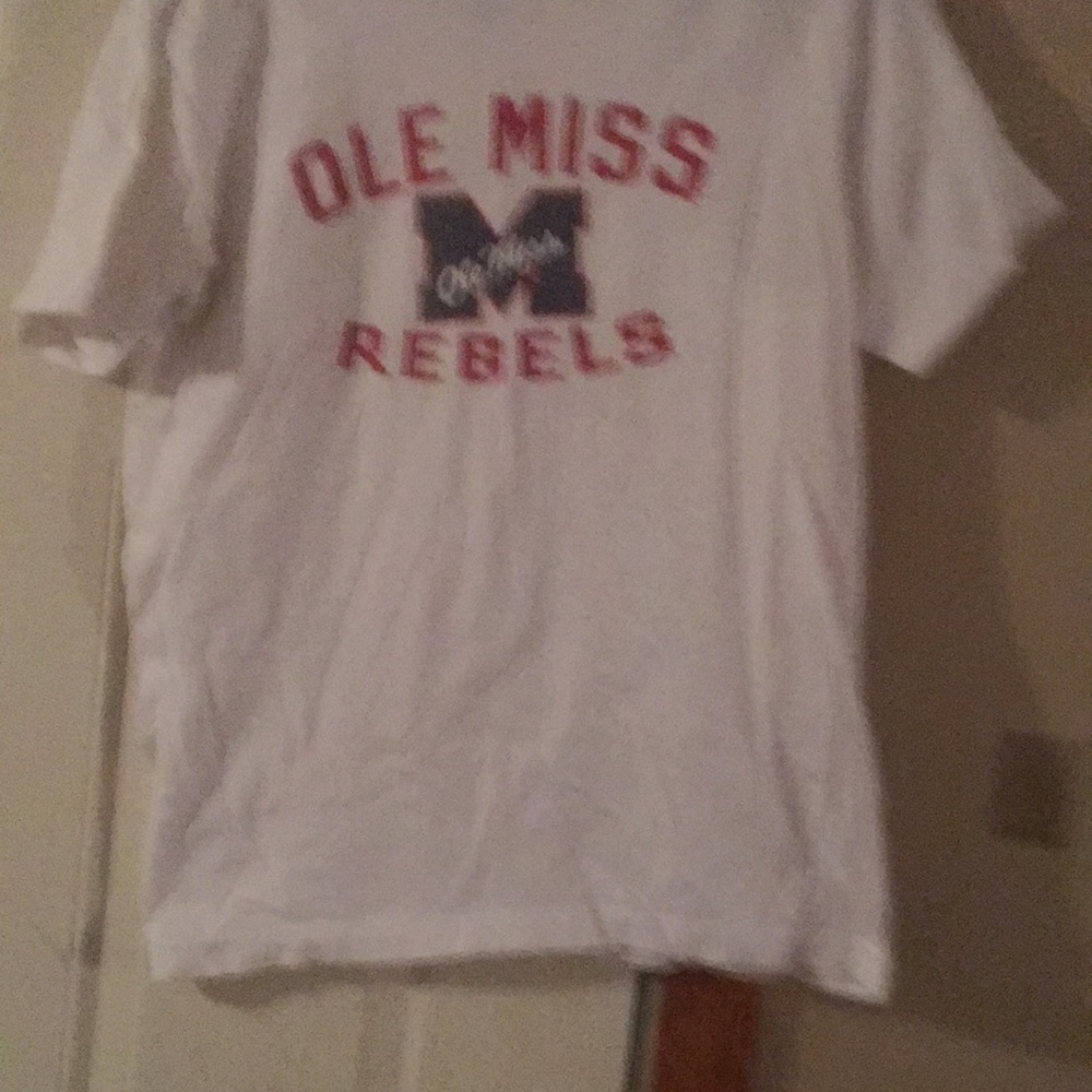 NCAA Ole Miss Rebels White Long Sleeve Tee